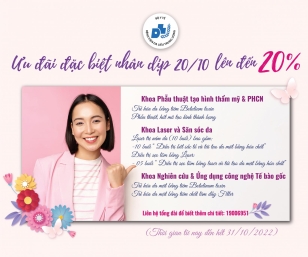 Ưu đãi chào mừng ngày Phụ nữ Việt Nam 20/10