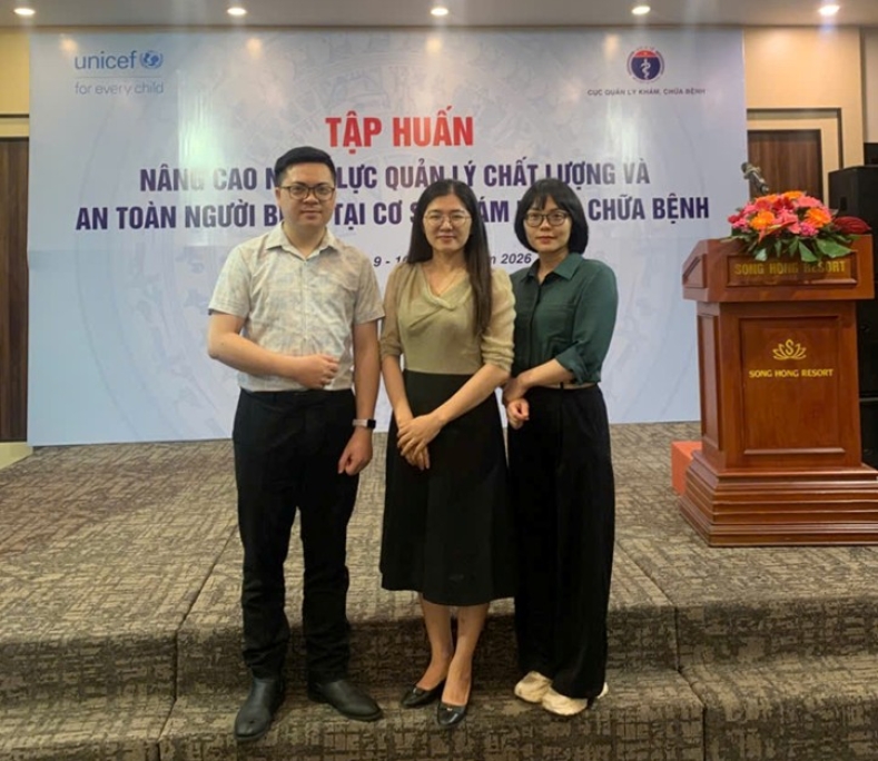 Đoàn công tác phòng Quản lý chất lượng, Bệnh viện Da liễu Trung ương tham dự chương trình tập huấn nâng cao năng lực quản lý chất lượng và an toàn người bệnh