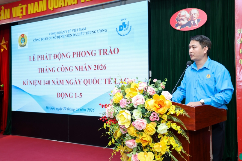 ThS. Đào Duy Thành – Ủy viên BCH Công đoàn phát động tháng công nhân