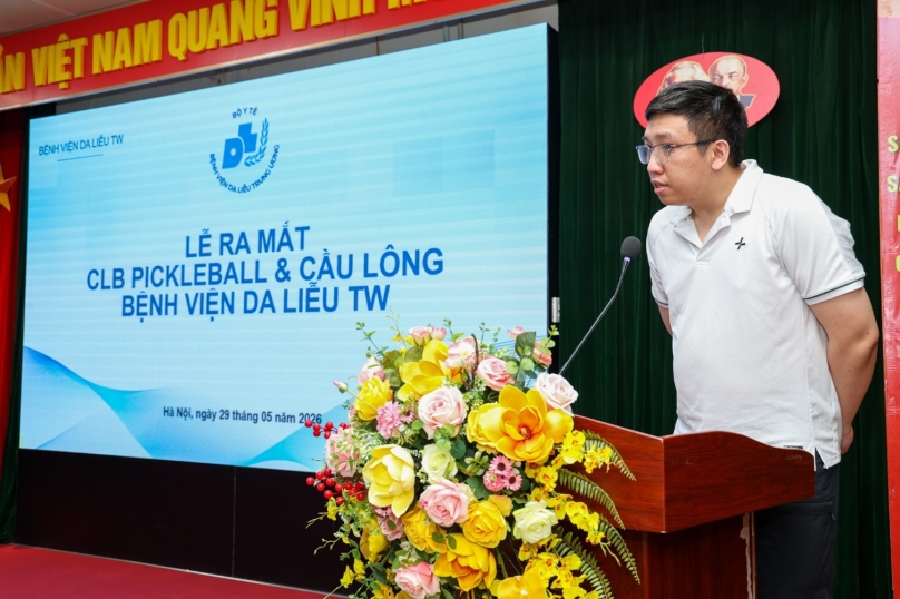 ThS. Trần Hậu Thạch Lâm – Chủ nhiệm CLB trình bày kế hoạch phát triển