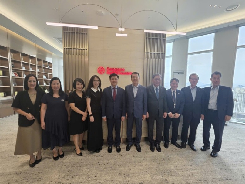Gặp gỡ chủ tịch và các lãnh đạo cấp cao của Seegene Medical foundation