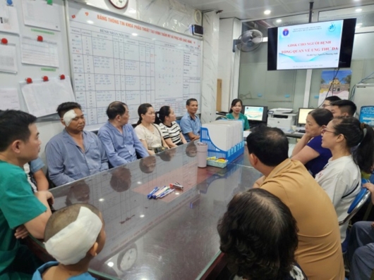 Đổi mới phương thức truyền thông - Giáo dục sức khỏe tại khoa phẫu thuật tạo hình thẩm mỹ và phục hồi chức năng