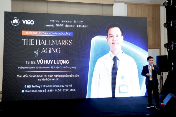 Phiên làm việc buổi chiều ngày 22/5 tại Hội nghị Da liễu Thẩm mỹ Toàn quốc lần thứ 9