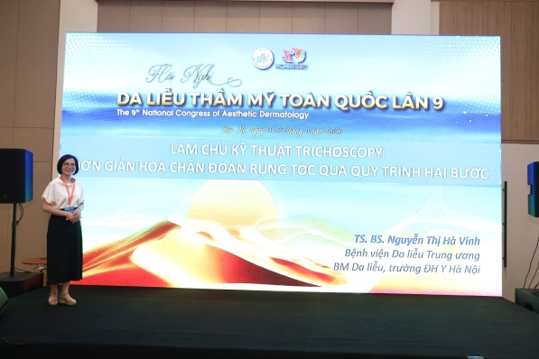 Nhiều xu hướng và cập nhật mới trong Da liễu Thẩm mỹ được trình bày phiên làm việc sáng 23/5 tại Hội nghị Da liễu Thẩm mỹ Toàn quốc lần thứ 9