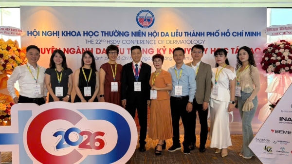 Đoàn đại biểu Bệnh viện Da liễu Trung ương tham dự Hội nghị khoa học thường niên Hội Da liễu TP.HCM lần thứ 22